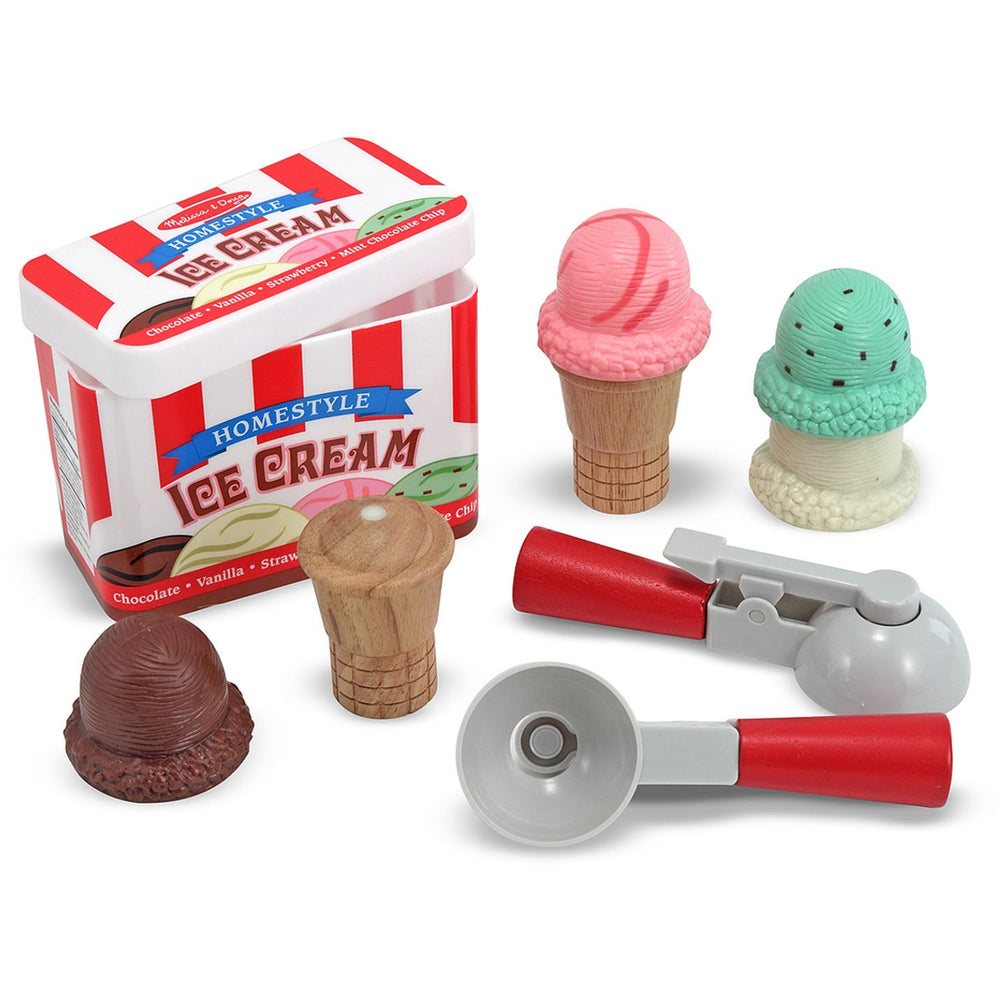 Køb Melissa & Doug Multifarvet Legetøj Scoop & Stack Ice Cream Cone Playset