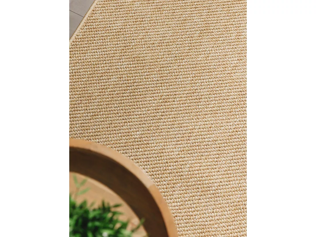 Tapis d'extérieur & intérieur Iowa Beige 80x250 cm