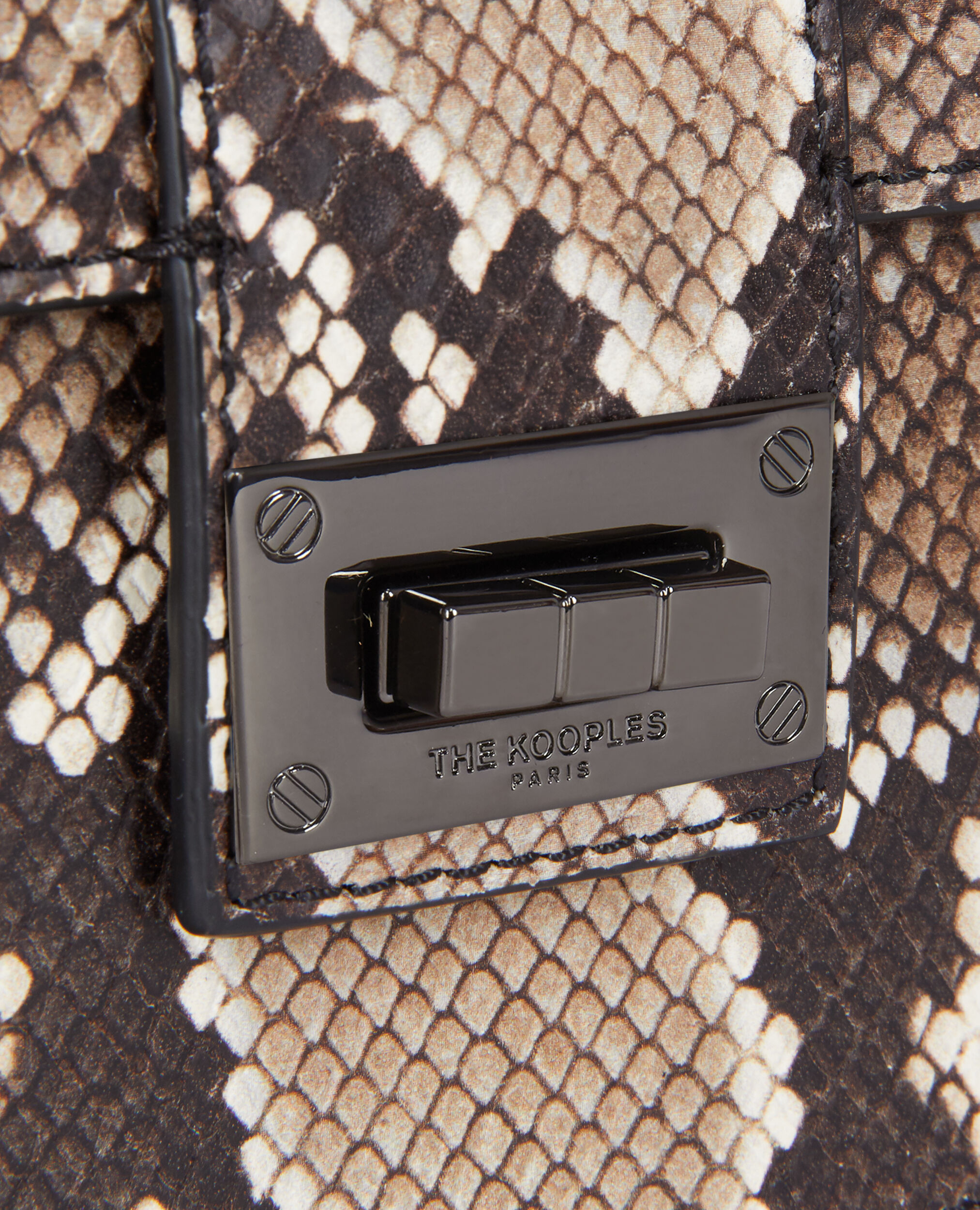 Pochette Emily medium en cuir