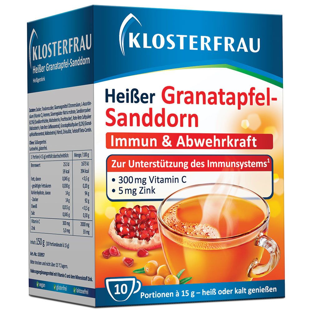 KLOSTERFRAU Broncholind® Heißer Granatapfel-Sanddorn