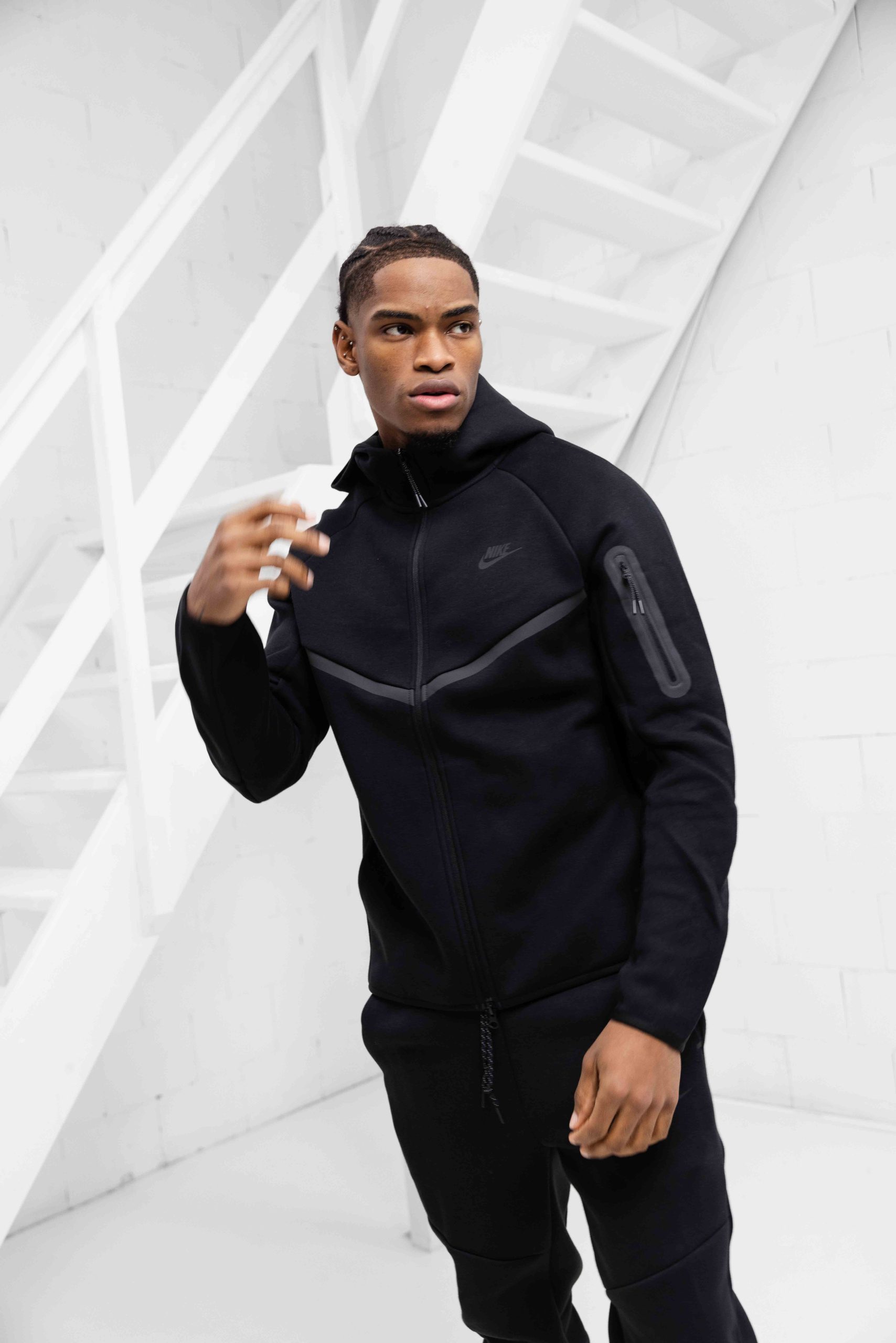 Nike Tech Fleece Trainingspak Heren Zwart