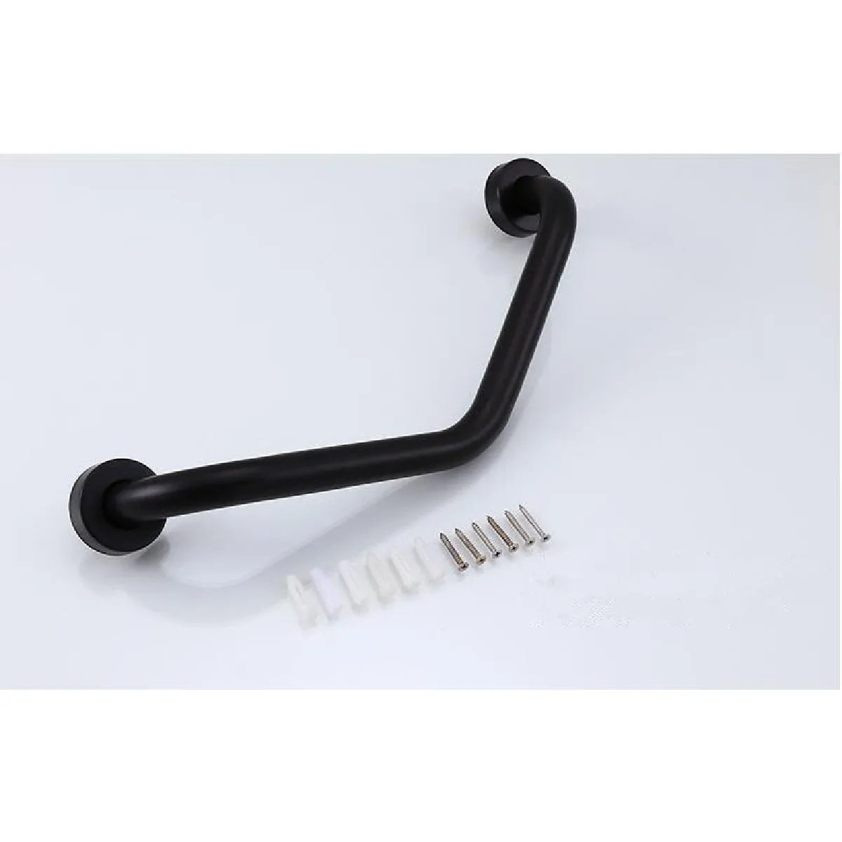 Universal Barre de sécurité inox pour baignoires - Noir
