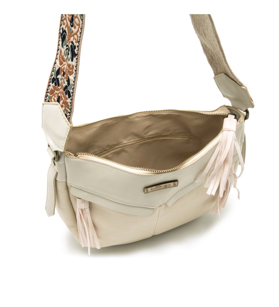 Bolsa bege Mustang Salter