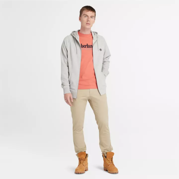 Veste à capuche et envers bouclé Exeter pour homme en gris