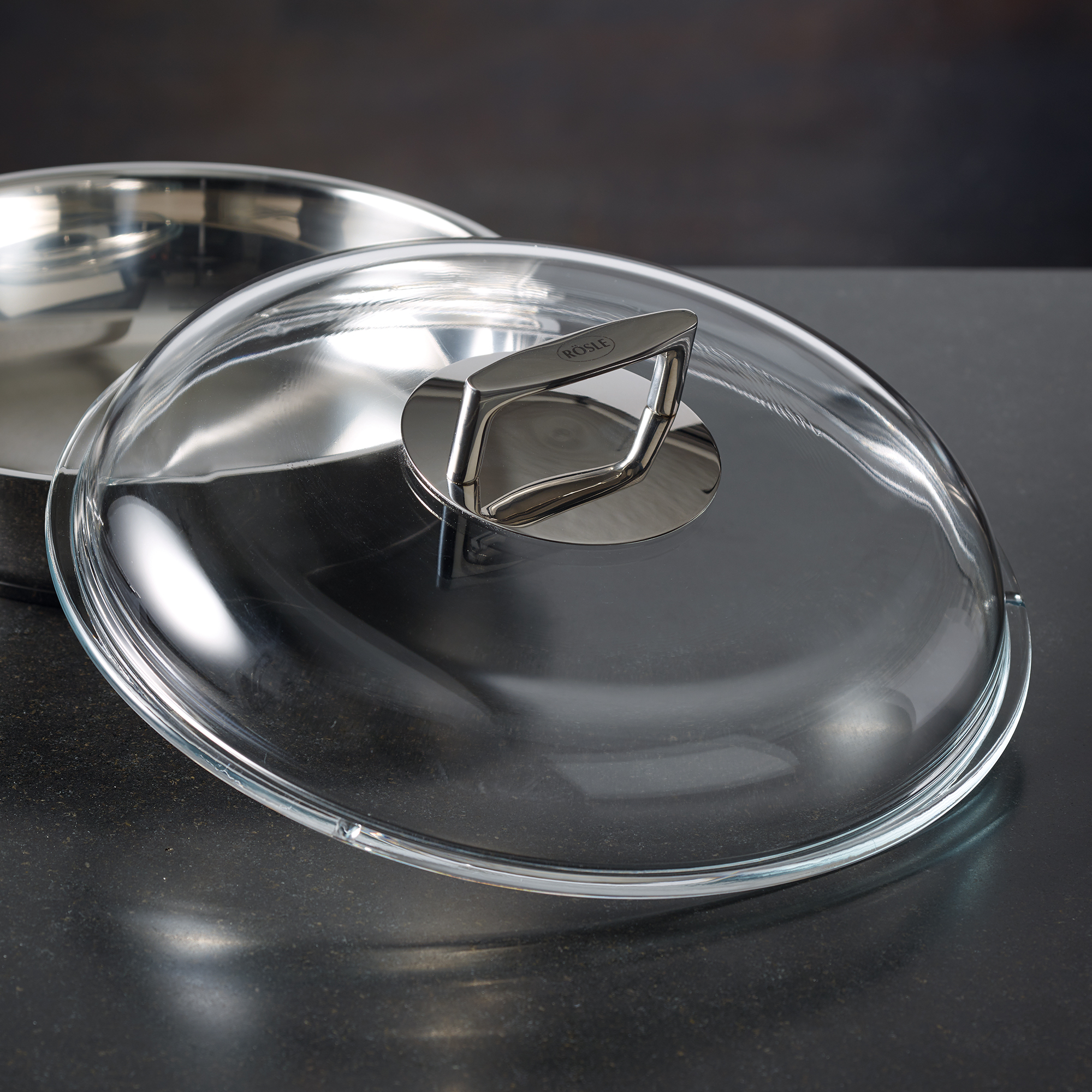 Borosilikat Glasdeckel Silence® Ø 28 cm