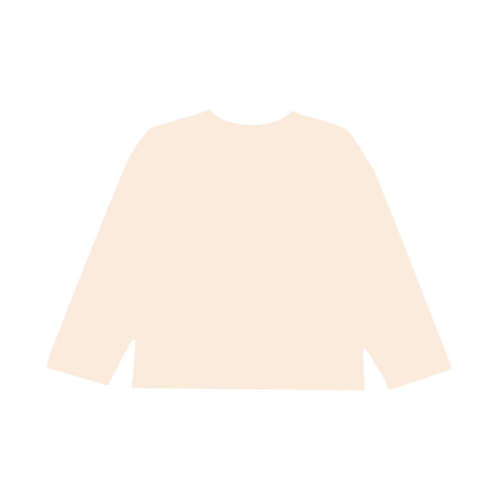 BOBBIE - Tee-shirt col rond en coton sérigraphié | Beige