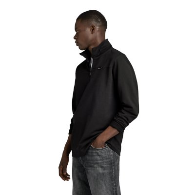 Sweatshirt zippé homme Half Zip Tweeter NOIR G-STAR
