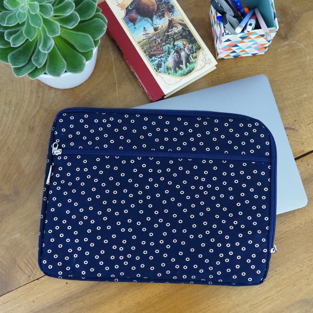 Pochette Ordinateur 13 Pouces Bulle Bronze Marine