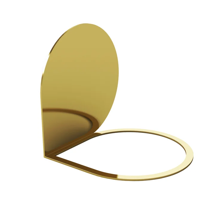AYTM - Stilla Buchstütze, 14 x 14 cm, gold