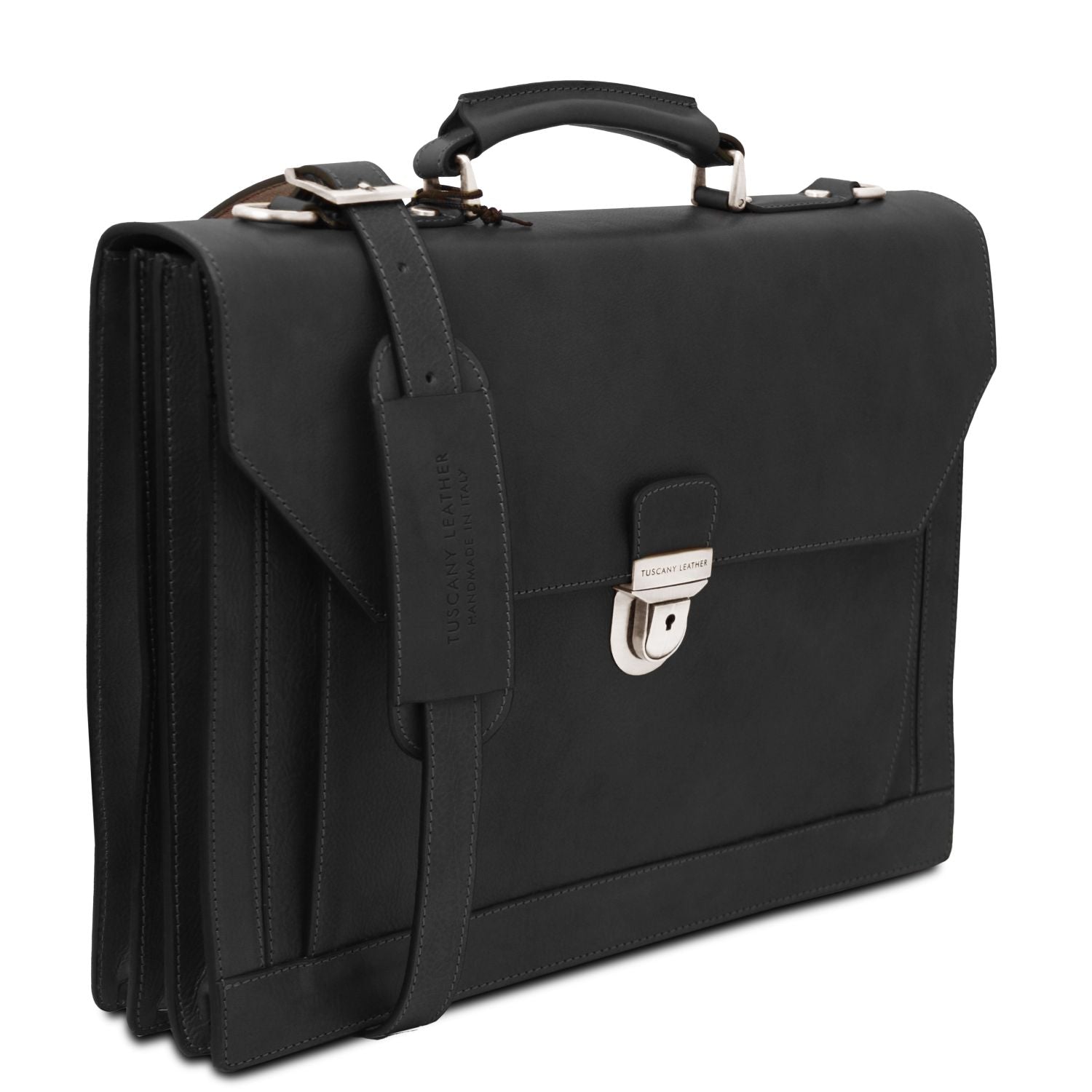 TL142448 – Cremona – leren Aktetas 3 compartments