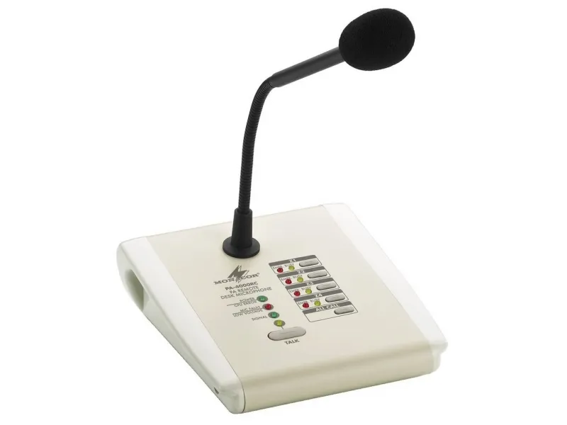 PA-4000RC PA 4-zone paging desktop microphone