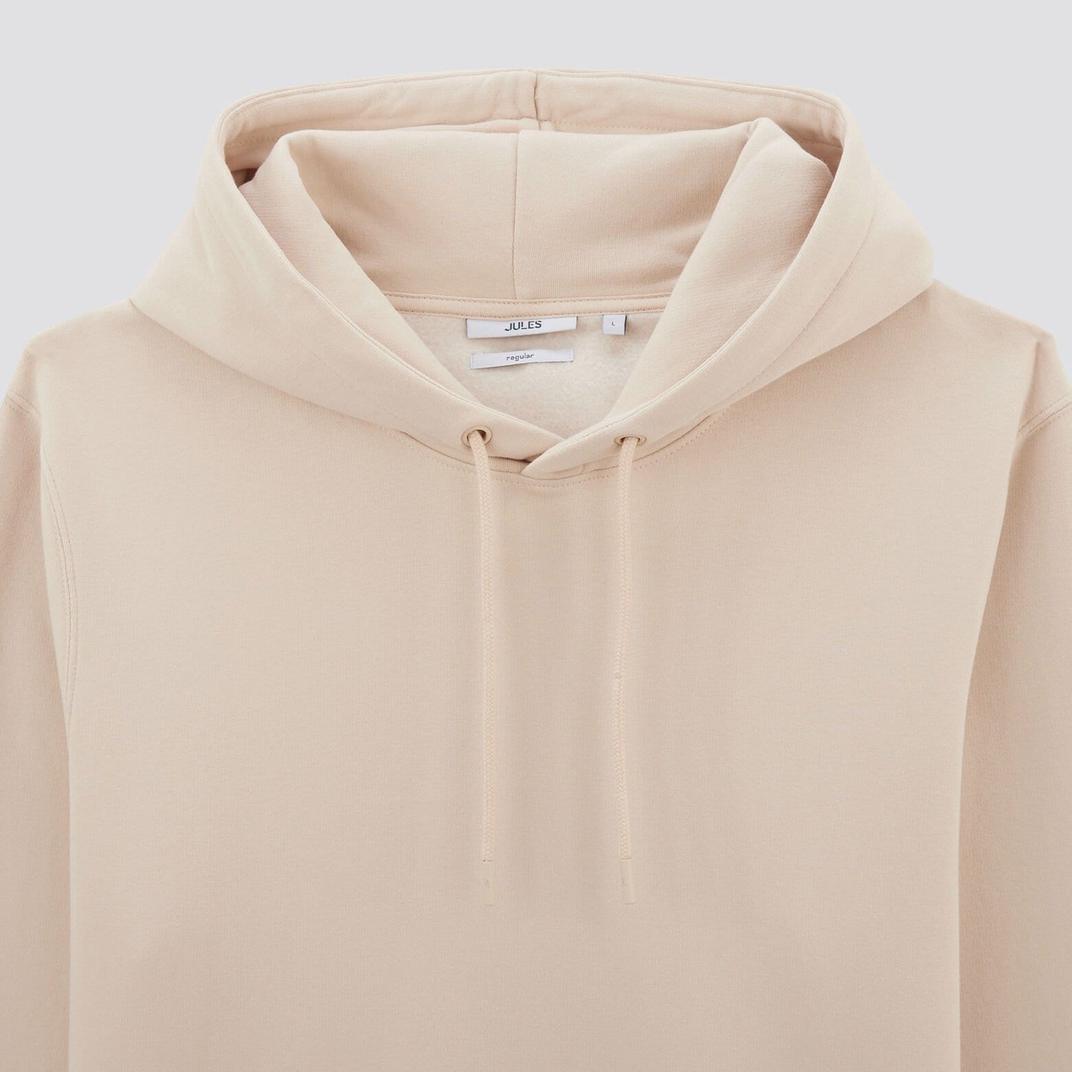 Sweat à capuche essentiel Ecru