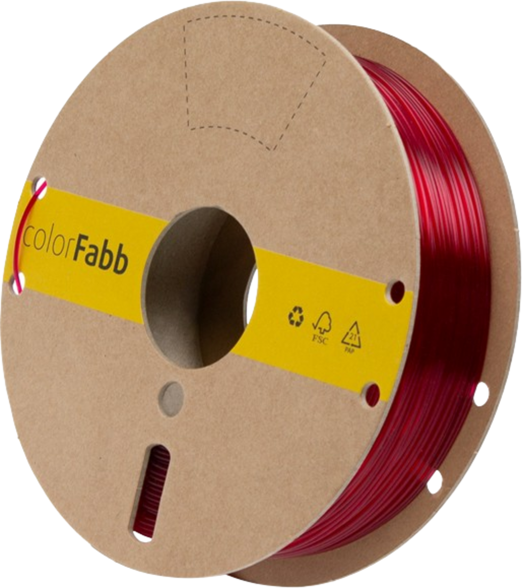 colorFabb  PLA / PHA Violet Transparent, 1,75 mm (750 g)    Transparent violettes PLA/PHA Filament mit höherer Festigkeit