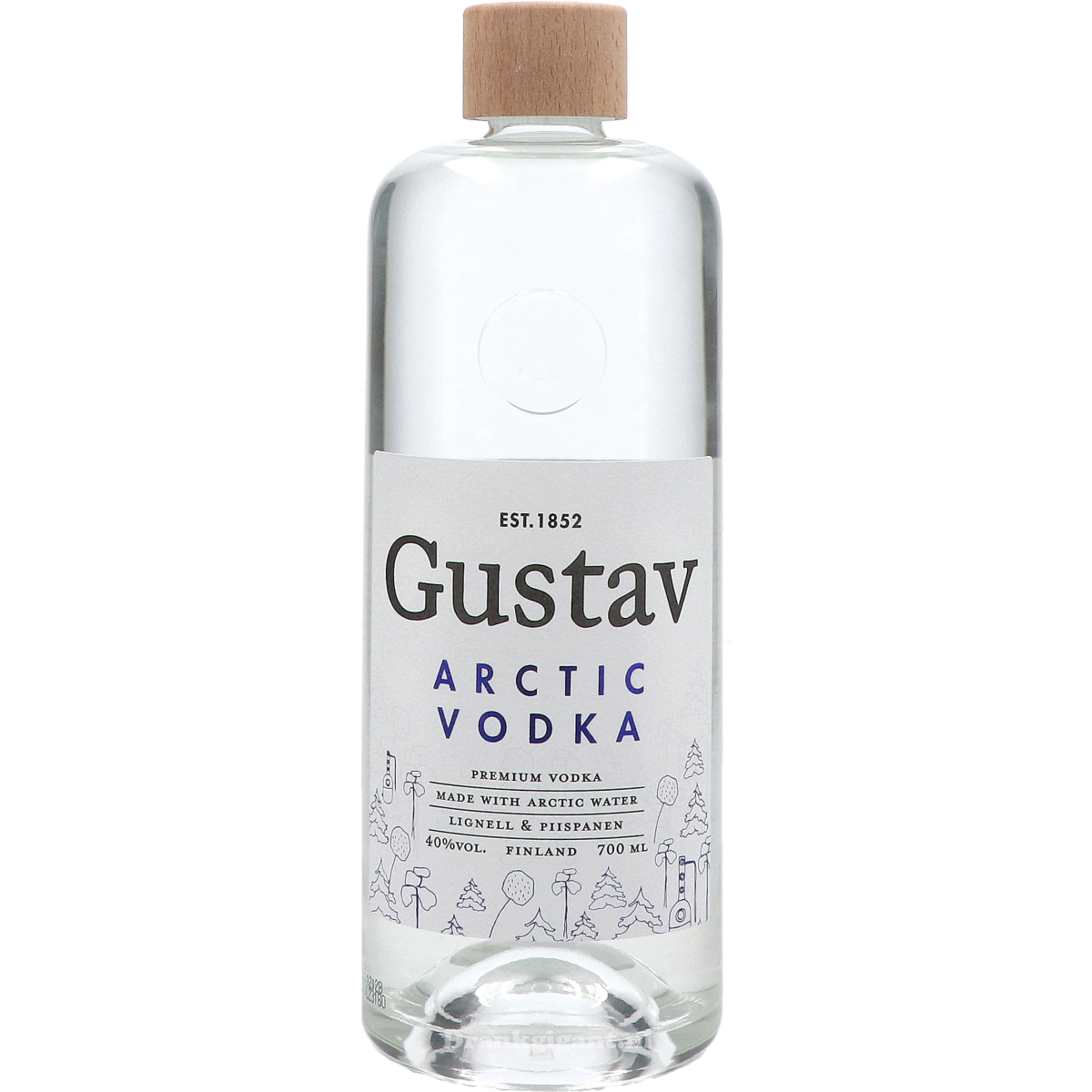 Gustav Arctic Vodka 70 cl