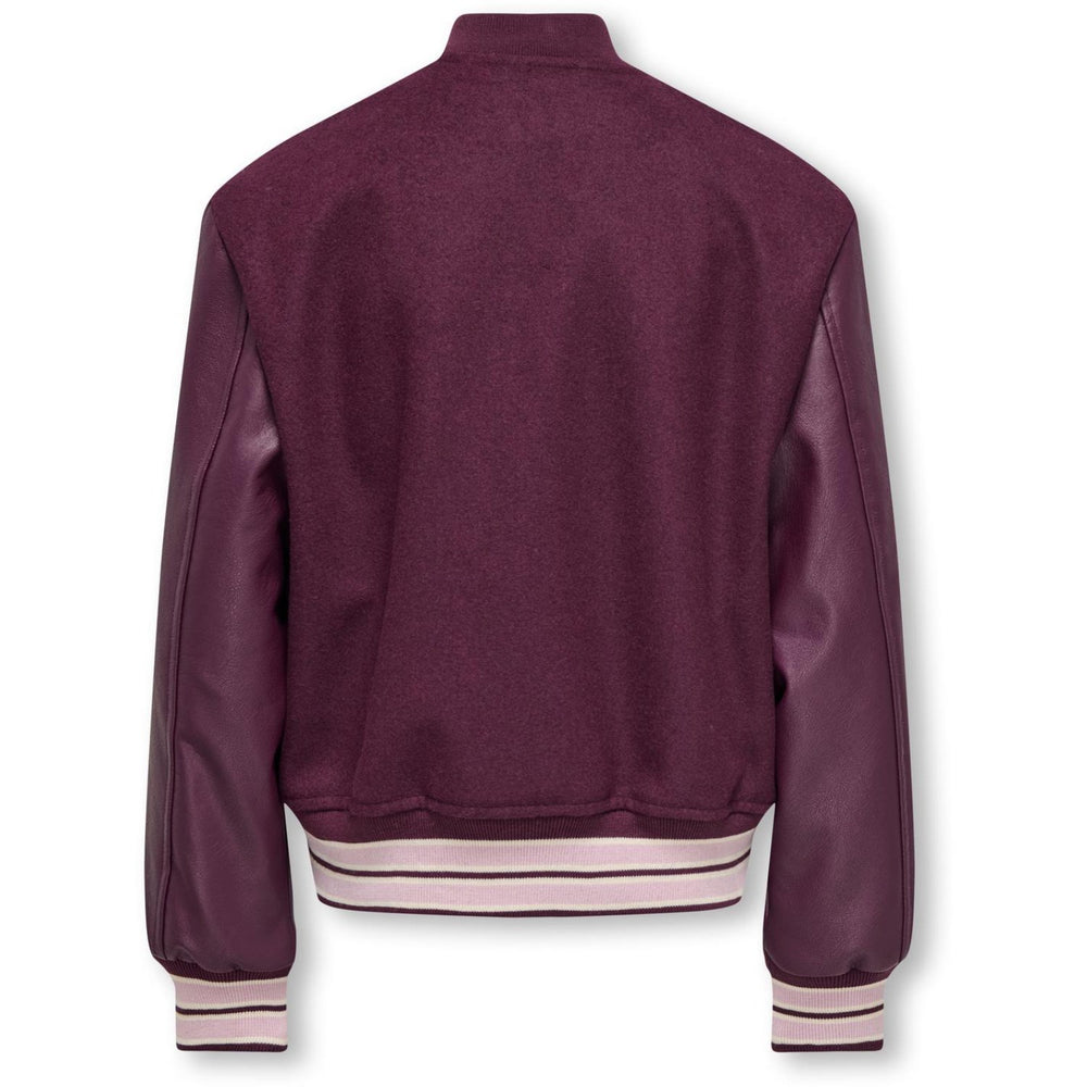Køb kids ONLY Mauve Wine Kogwestcoast Life Bomber Otw