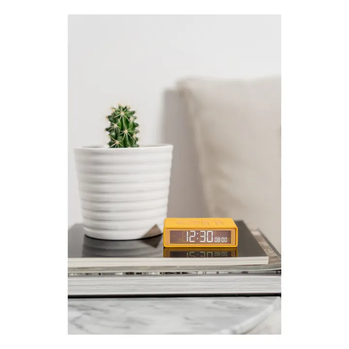 Lexon Réveil Flip+ Travel | Jaune