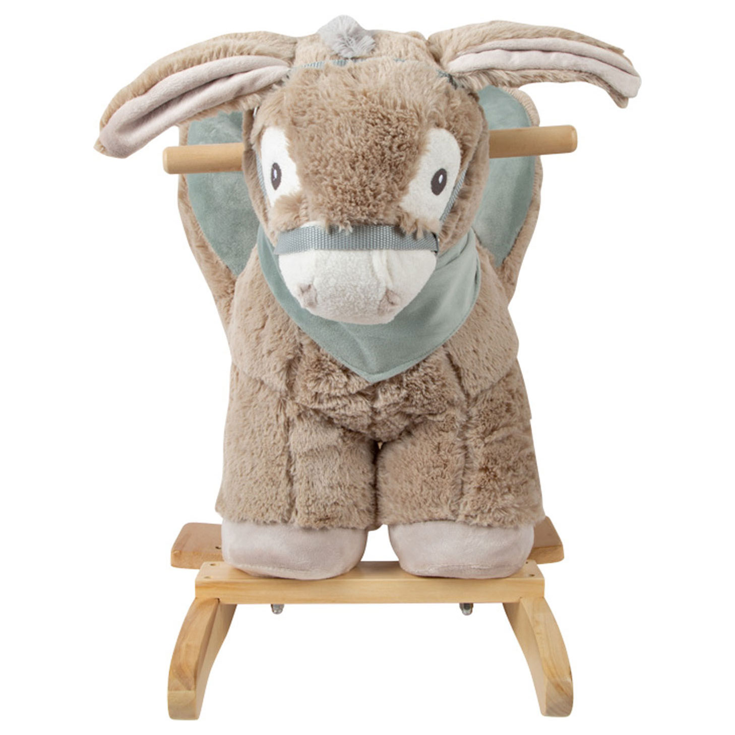 Small Foot-Houten Hobbel Ezel met Stoel