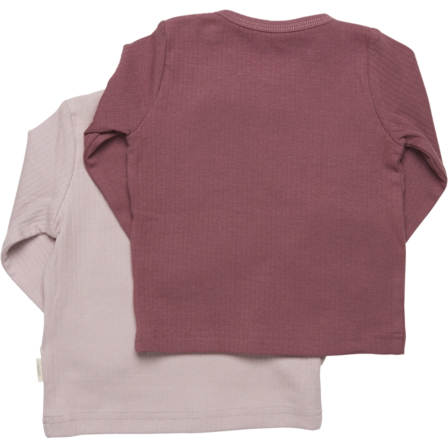 Minymo Langarmshirt  2er Pack Violet Ice