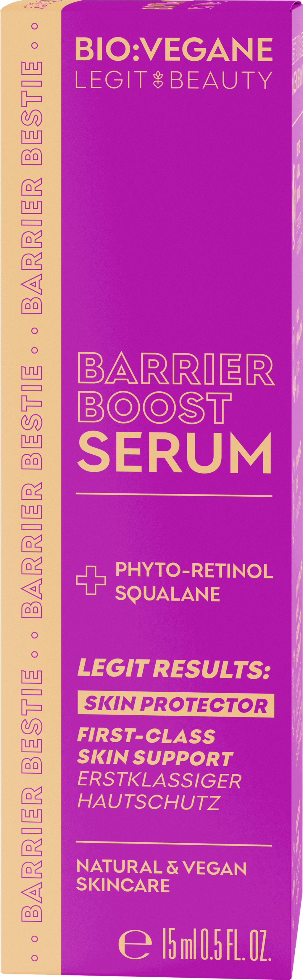 BIO:VÉGANE Legit Beauty  Barrier Boost Serum, 15 ml