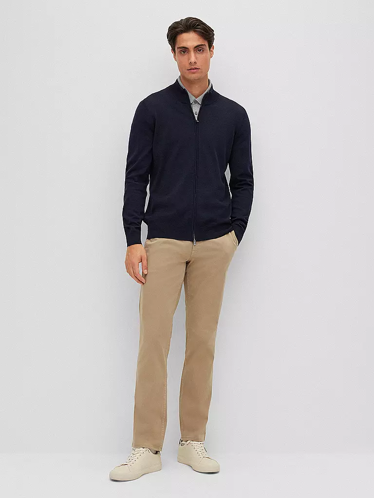BOSS Strickjacke Balonso  dunkelblau