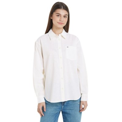 Chemise à manches longues femme Boxy TOMMY HILFIGER