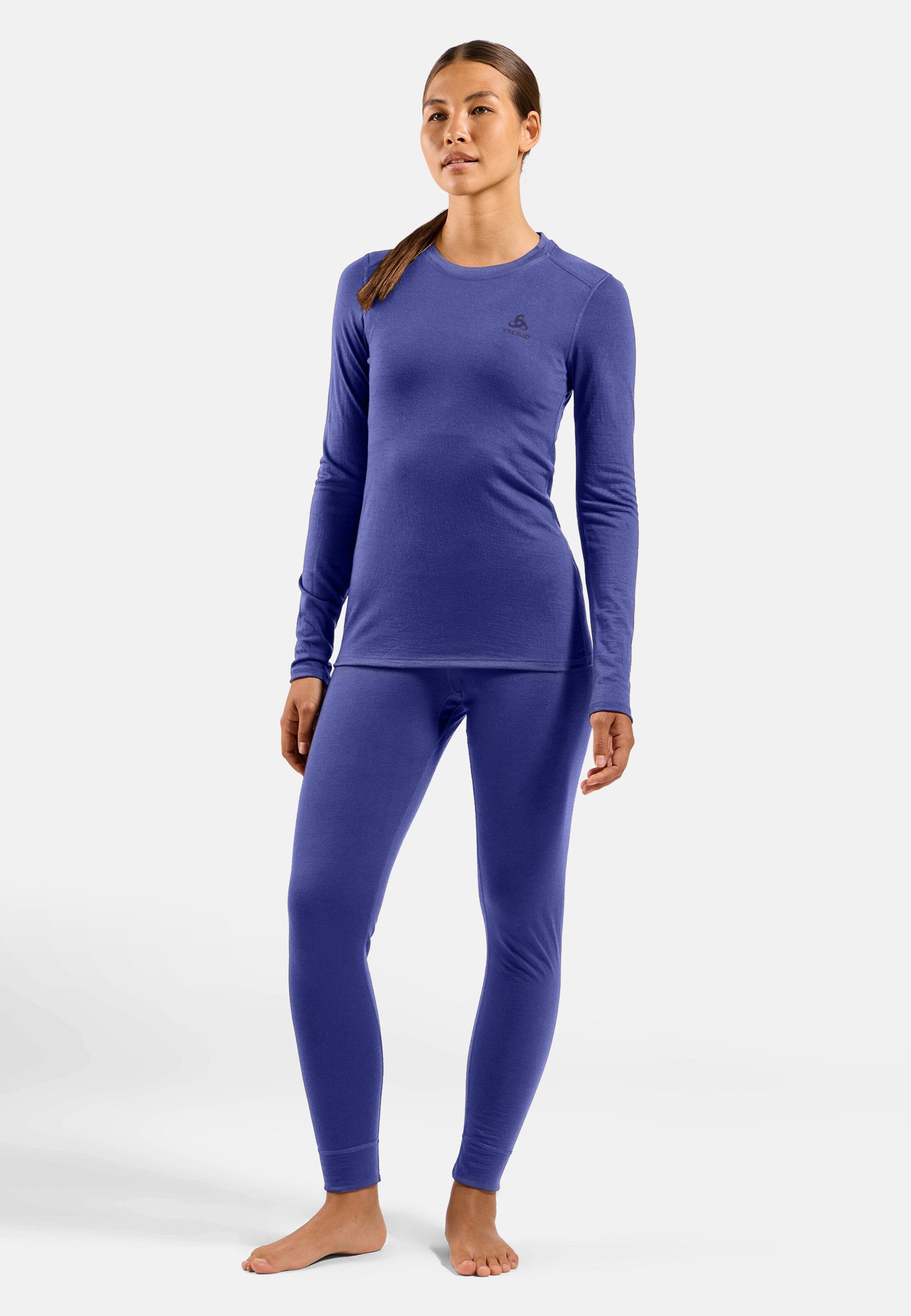 Natural Merino 160 Base Layer Langarmshirt in Skipper Blue