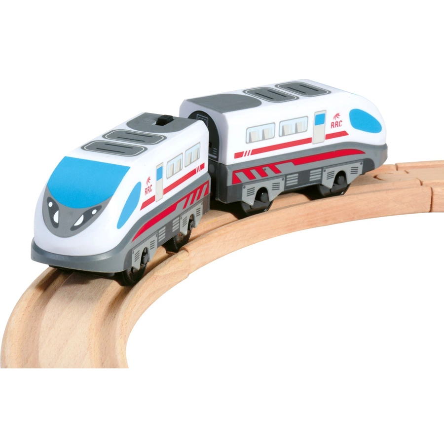 Bino Batteriebetriebene Lokomotive mit Waggon
