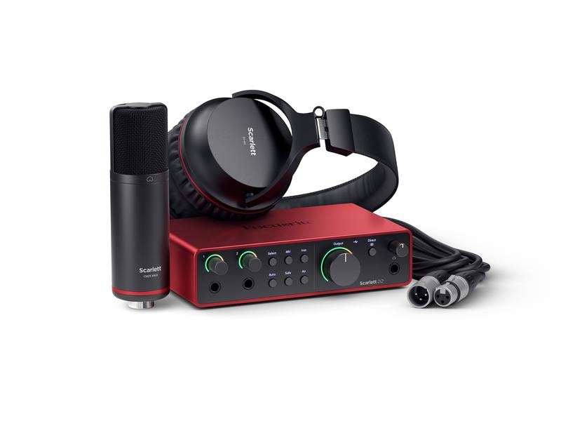 Focusrite Recording-Set Scarlett 2i2 Studio – 4th Generatio Das komplette Studio für Künstler