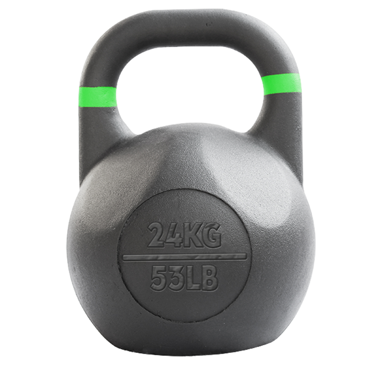 Kettlebell redondo de competição Gladiatorfit em aço revestido a pó