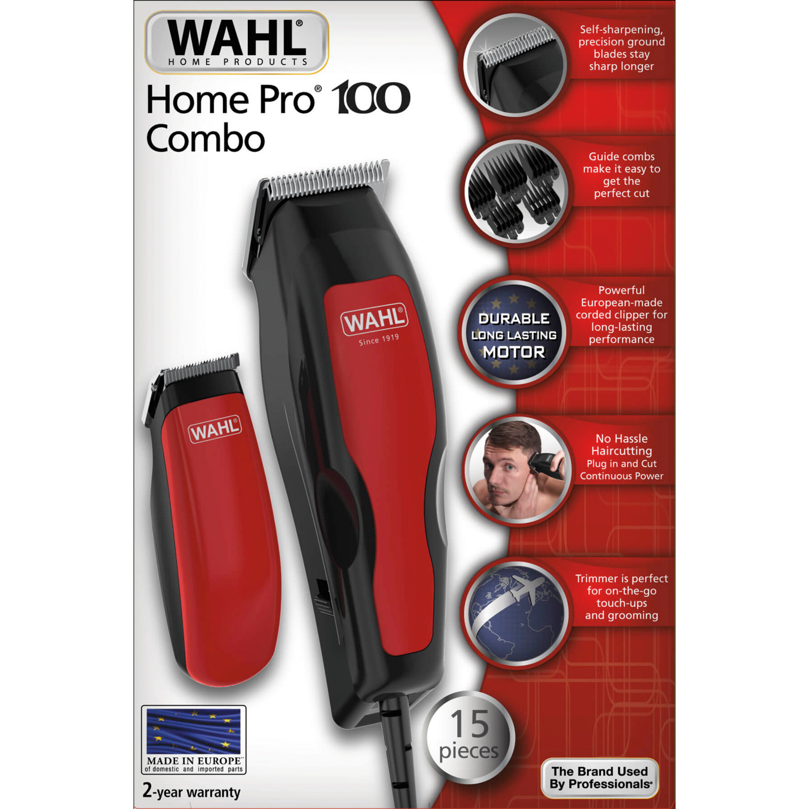 Wahl Haarschneider Home Pro 100 Combo