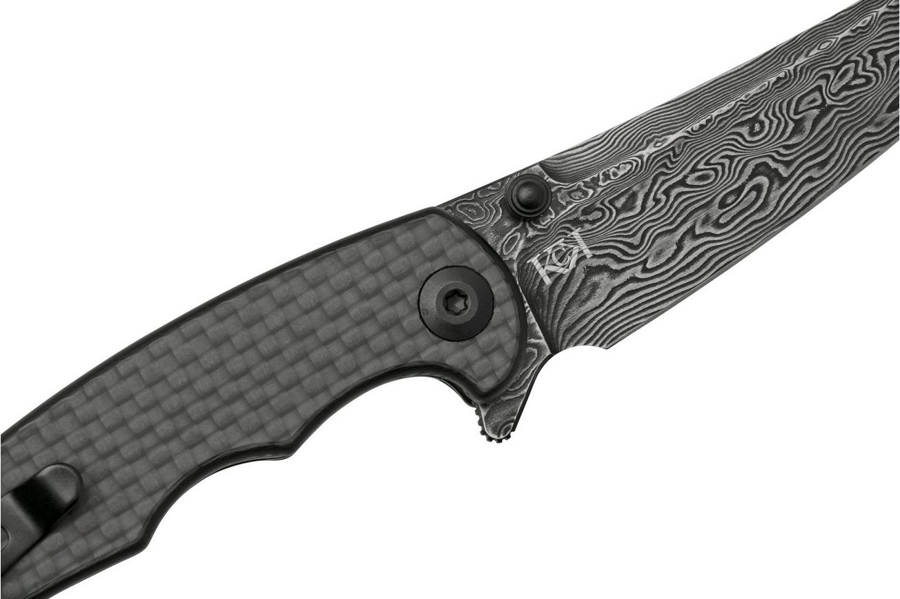 Civivi P87 Folder C21043-DS1 Carbonfiber Overlay Black G10, zakmes