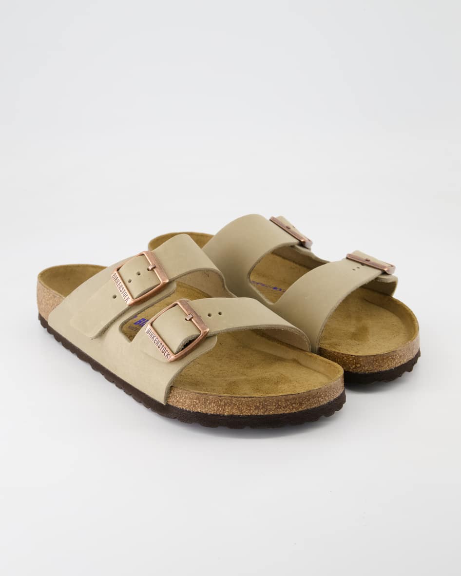 Birkenstock Arizona Pantoletten in Beige