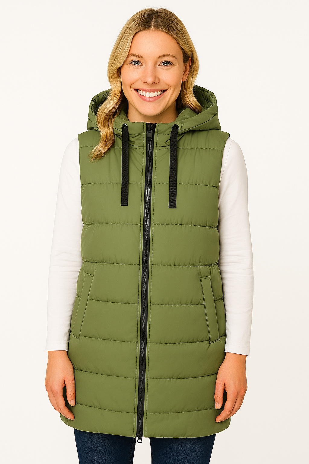 ONLY Steppweste »ONLREGITZE PUFFER HOOD WAISTCOAT OTW ZL«
