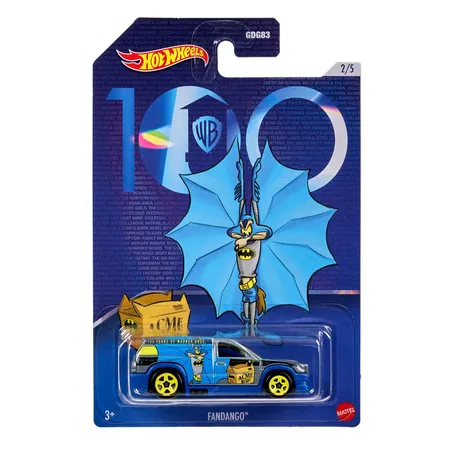 Hot Wheels Themed Ent. WB 100th INTL ONLY Sortiment, 1 Stück, 4-fach sortiert