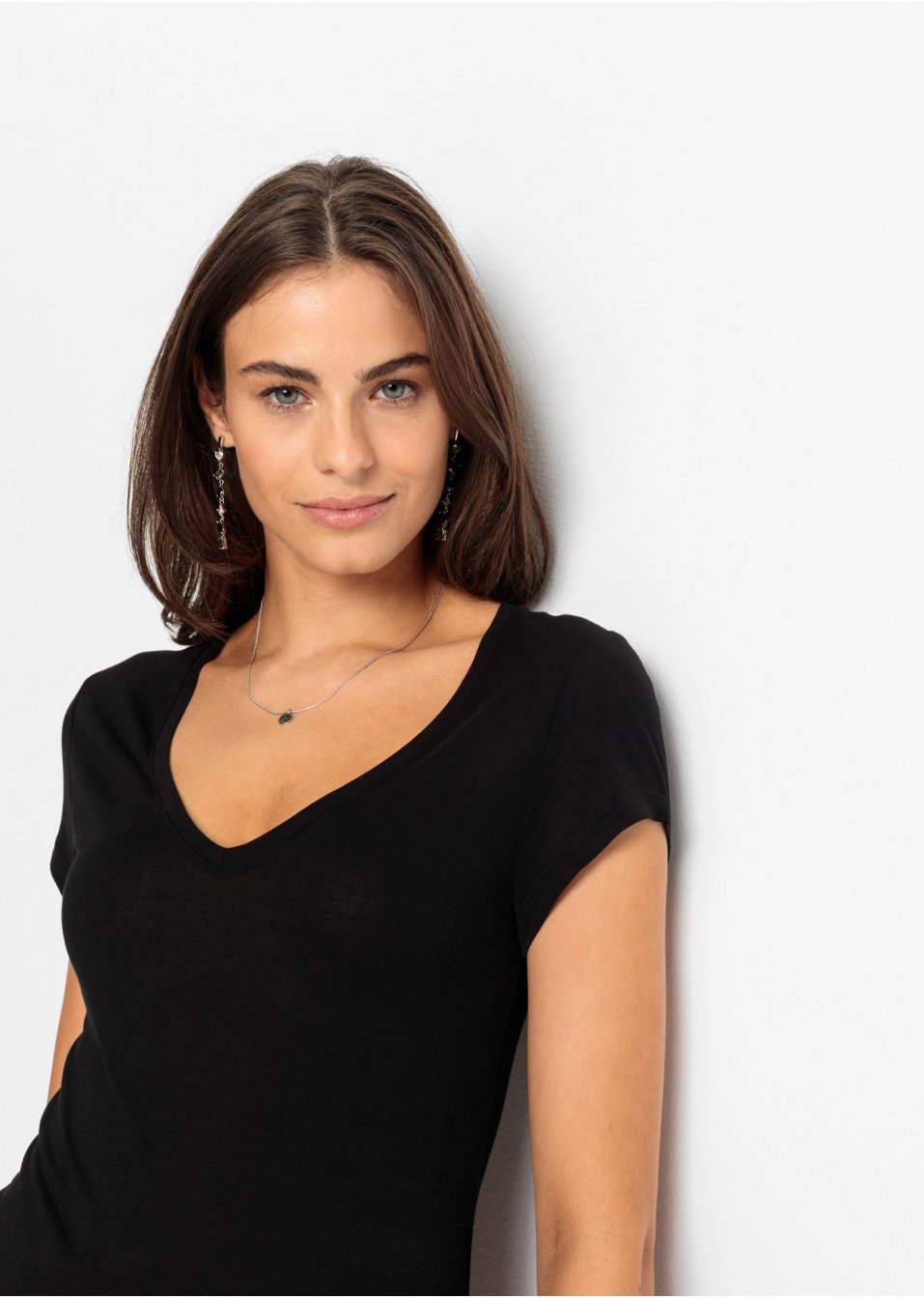 T-shirt col V