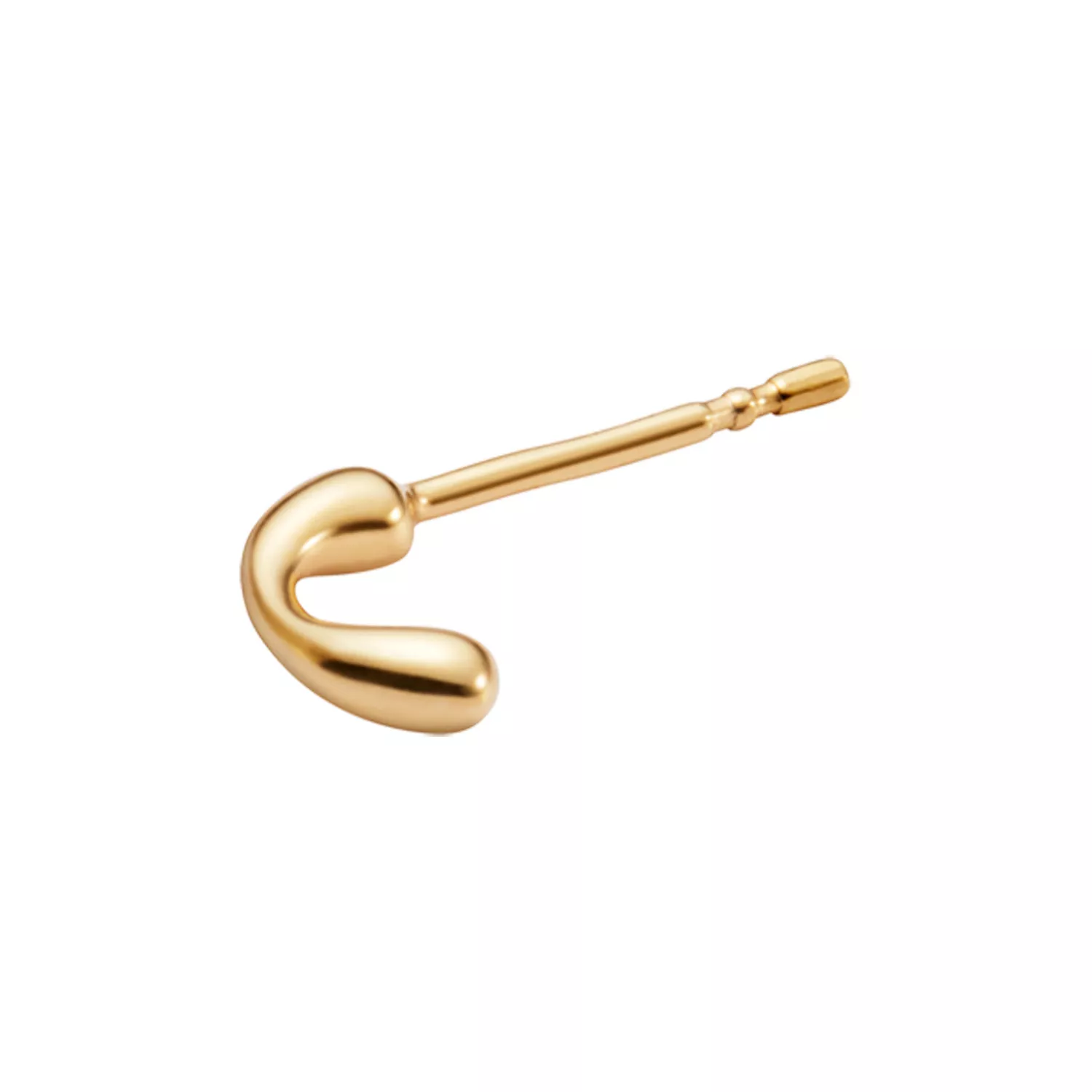 Maria Black Holmen Ørering Single 18 kt. Forgyldt Sølv 101035YG