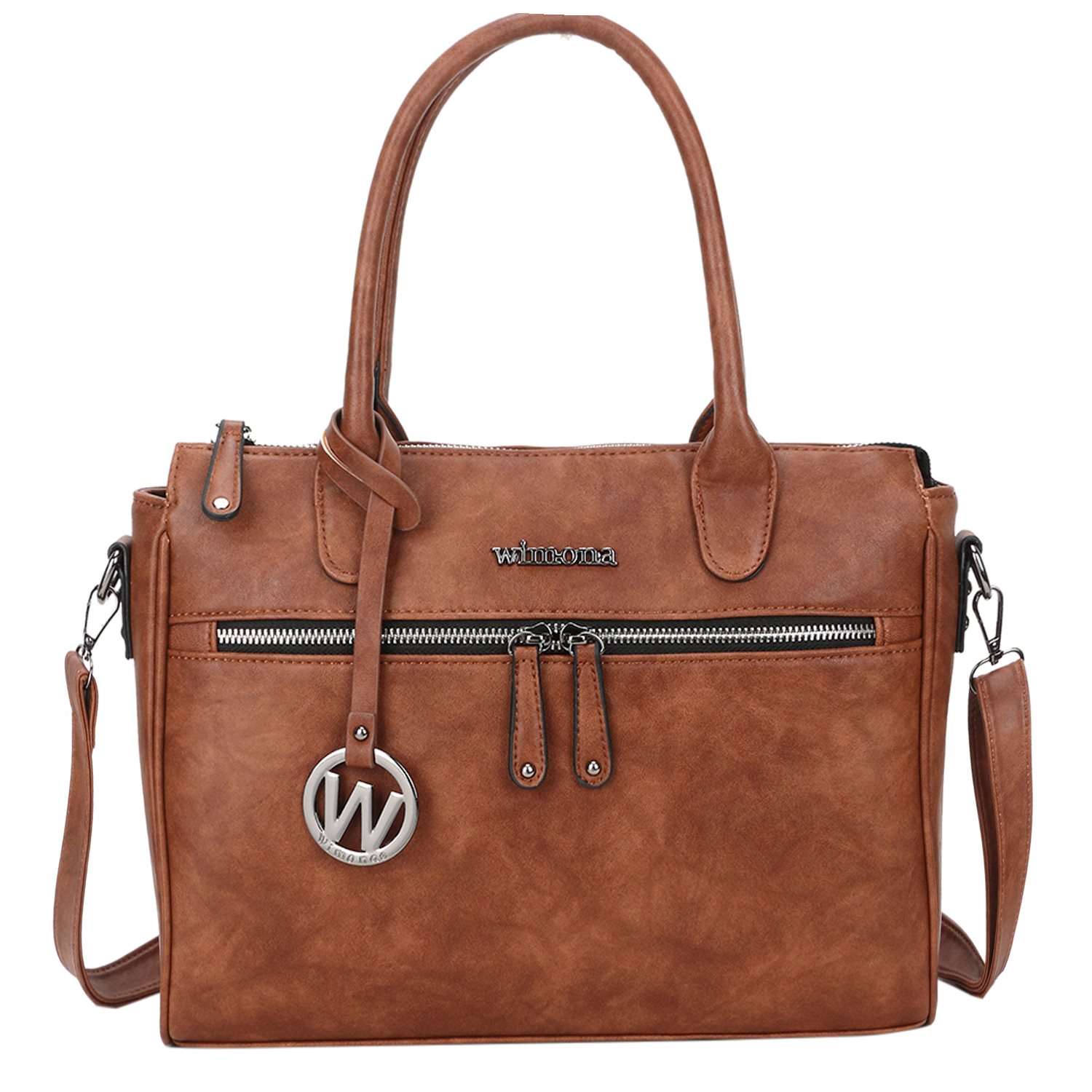 Wimona Bambina Schoudertas cognac