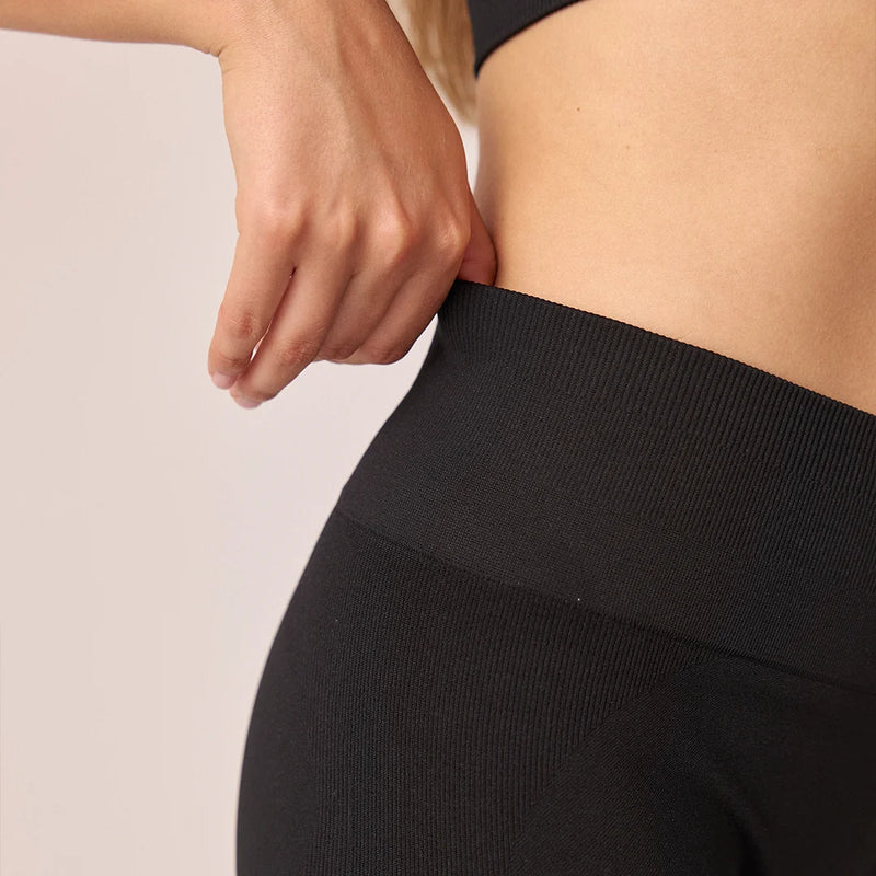 Radlerhose Seamless Damen Taubenblau