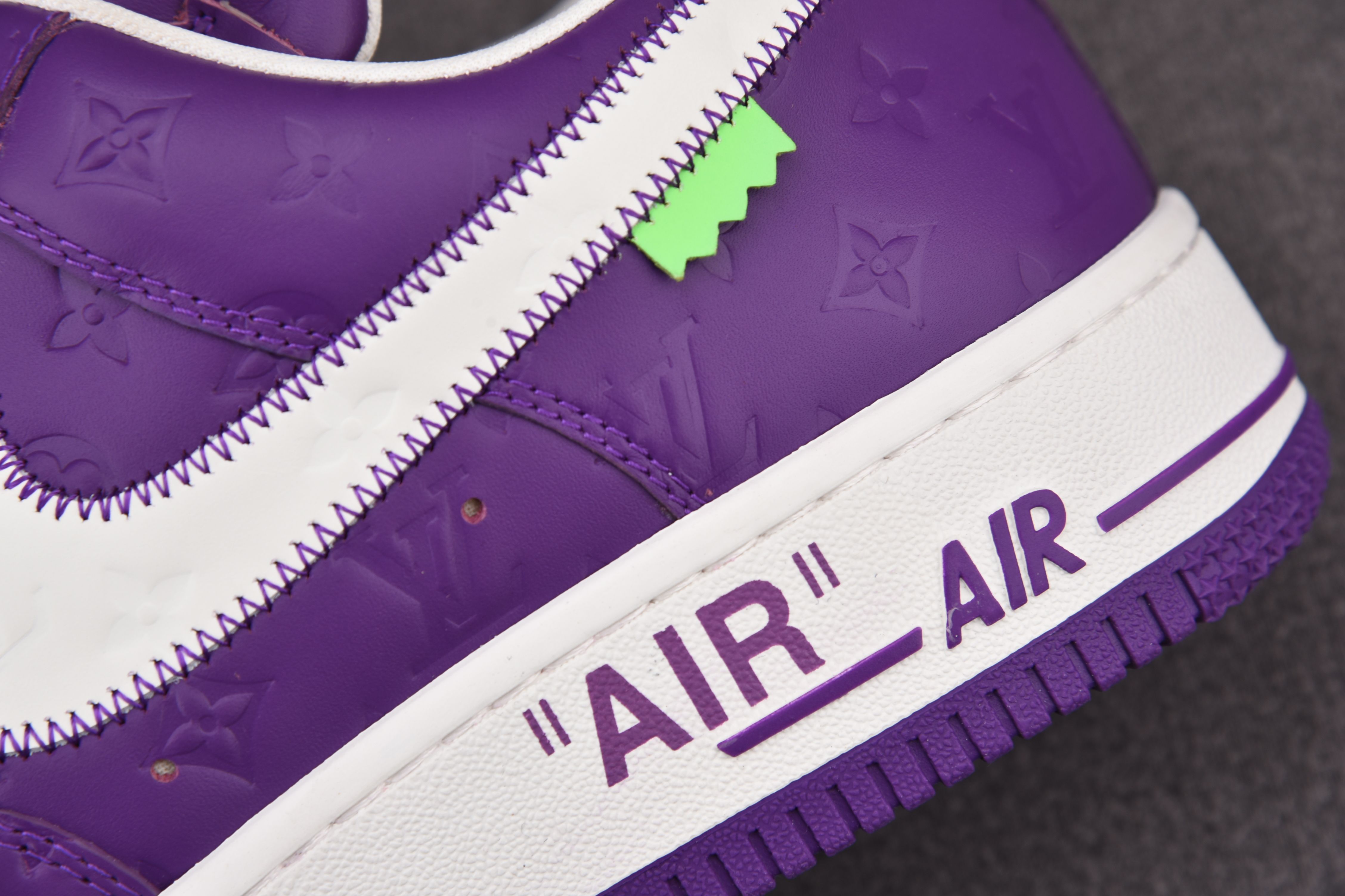 Nike Air Force 1 Low Louis Vuitton Purple White (Be careful about the size!!)