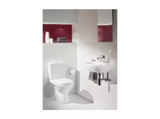 Pack WC VILLEROY ET BOCH O. Novo plus Ovale sortie horizontale Blanc CeramicPlus