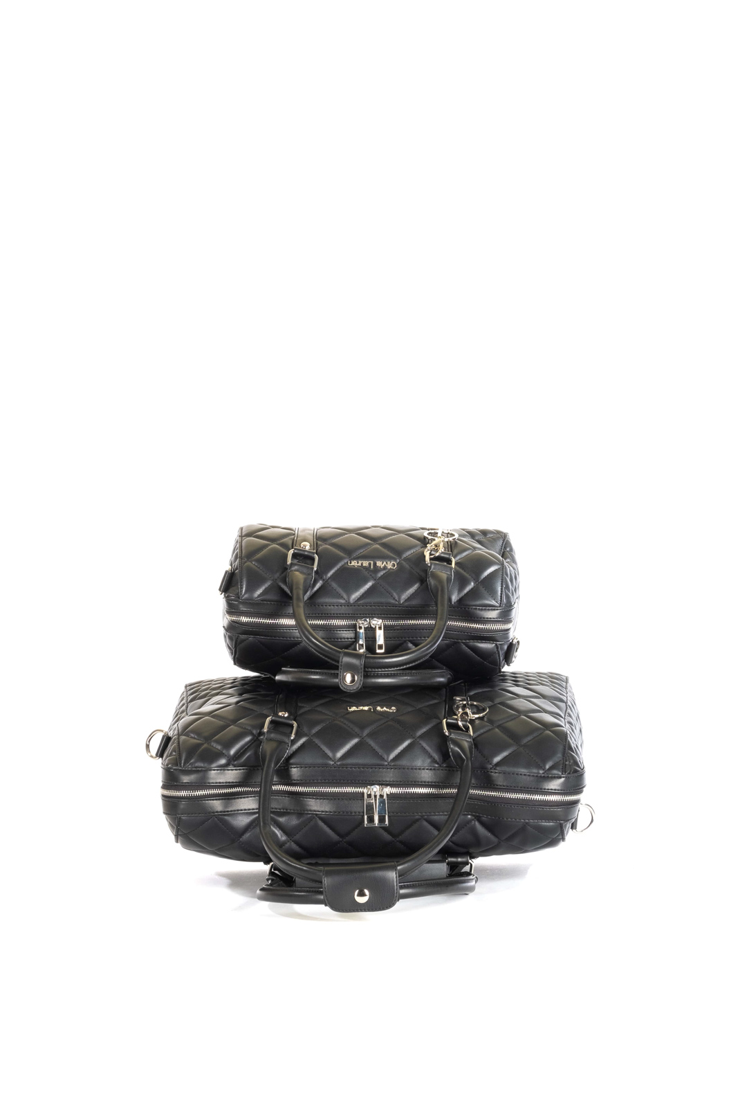 Olivia Lauren Black Night Trolley + Handtas Set Black