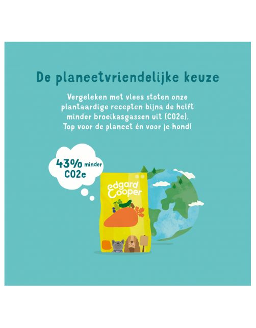 Edgard&Cooper Plantbased Adult Wortel&Courgette - Hondenvoer