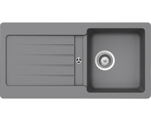 Schock Typos D-100S A spoelbak, 860 x 435 mm, chroom TYPD100SAGCR