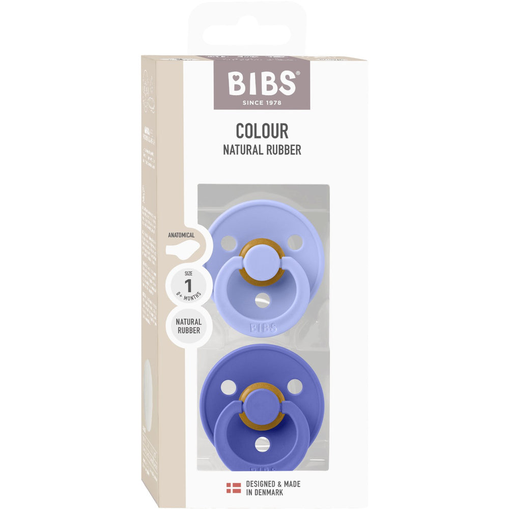 Køb Bibs Hush/Grape Sut Colour 2-Pak Anatomical Latex