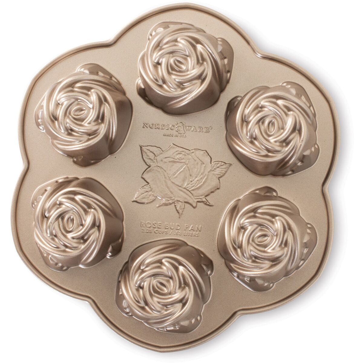 Rosebud bakeform