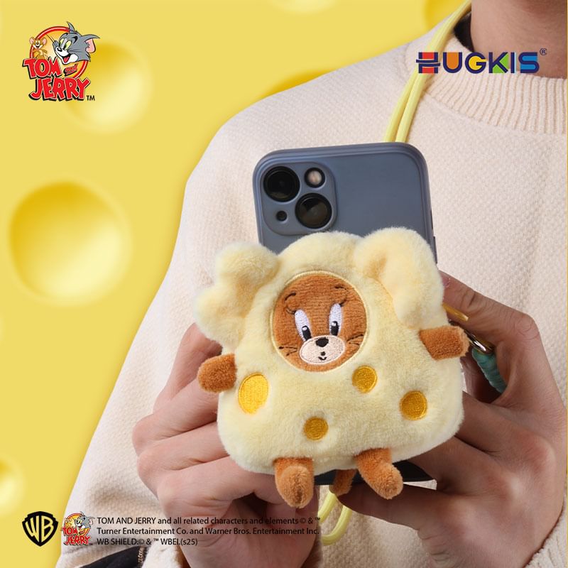 HUGKIS - Tom & Jerry Chenille Crossbody Bag / Telefoonclip Bevestiging / Set (Verschillende Ontwerpen)