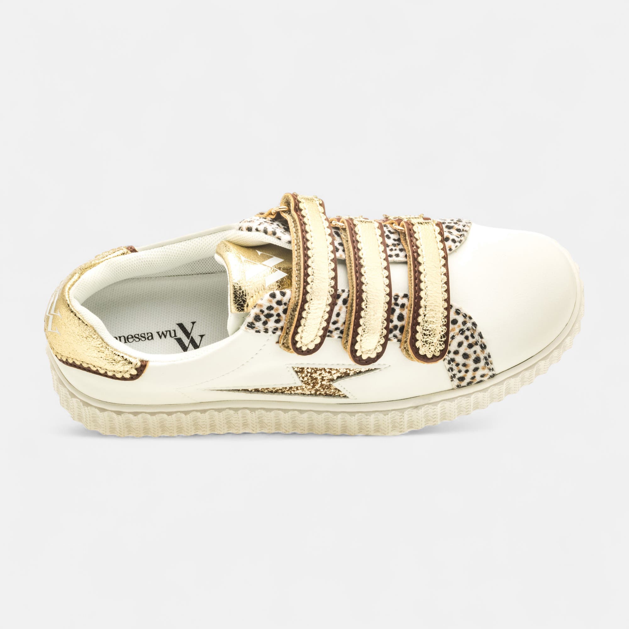 Baskets basses Femme or
