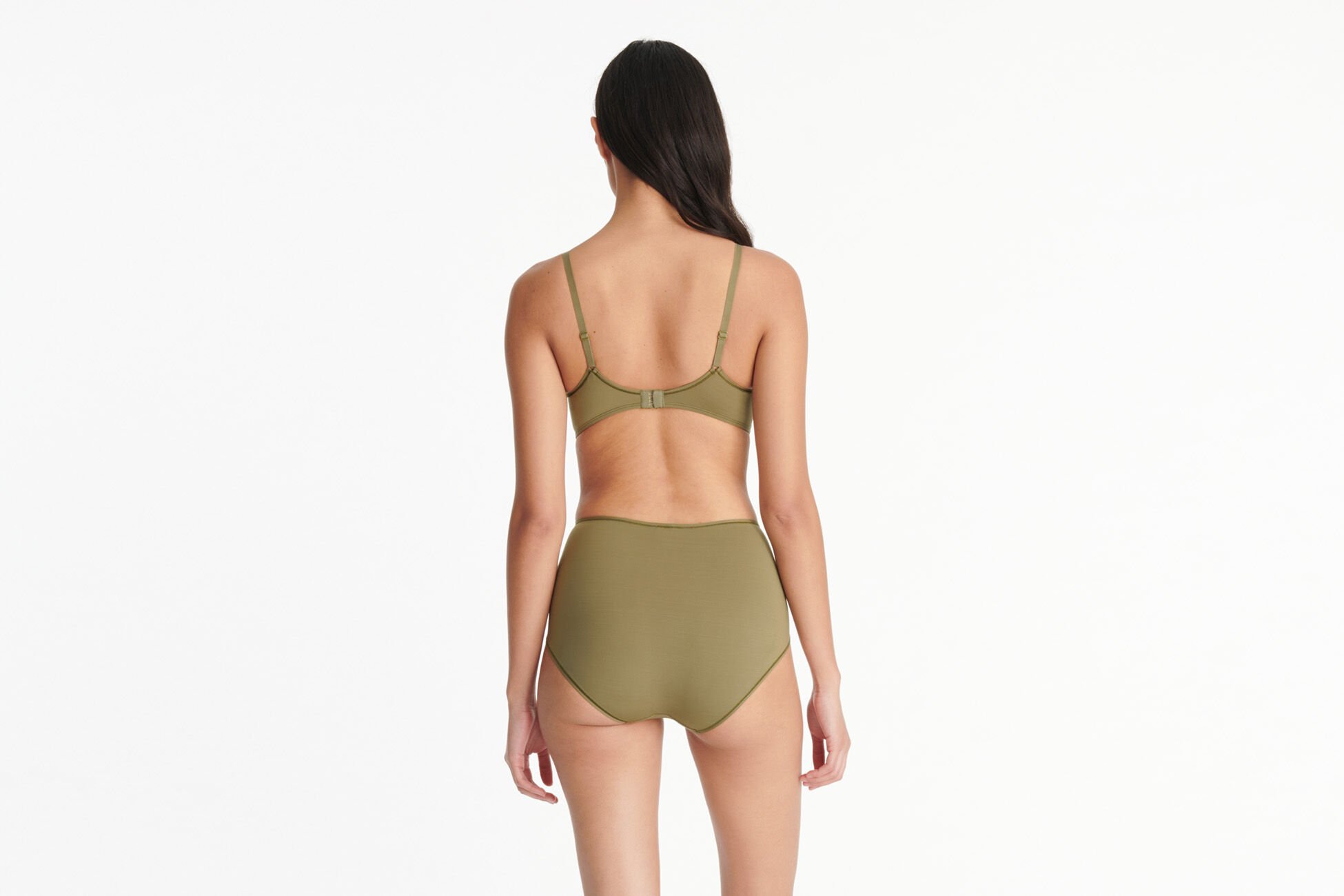 Brina soyeuse Culotte taille haute SALICORNE