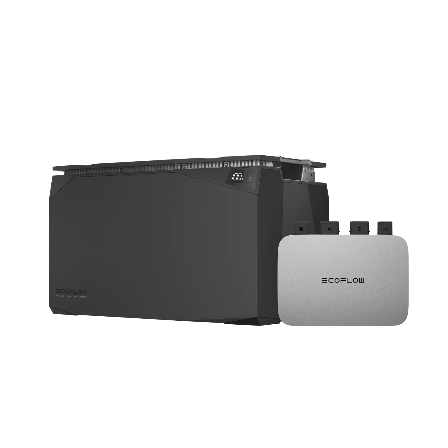 EcoFlow PowerStream Balkonkraftwerk 2 kWh\/5 kWh wasserfeste Batterieserie 800 W