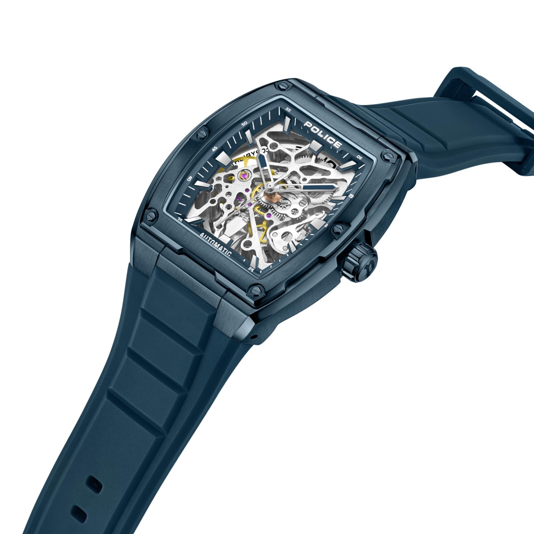 Police Skeletor Automatic Blau